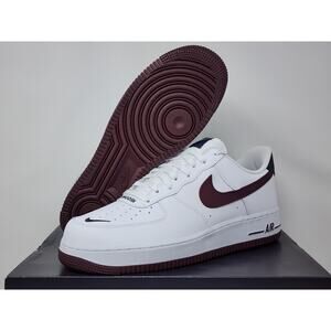 DS Nike Air Force 1 Low '07 OBSIDIAN WHITE RED CJ8731-100??